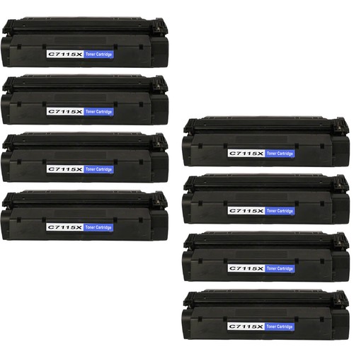 Cartucce toner nero per hp - 8,